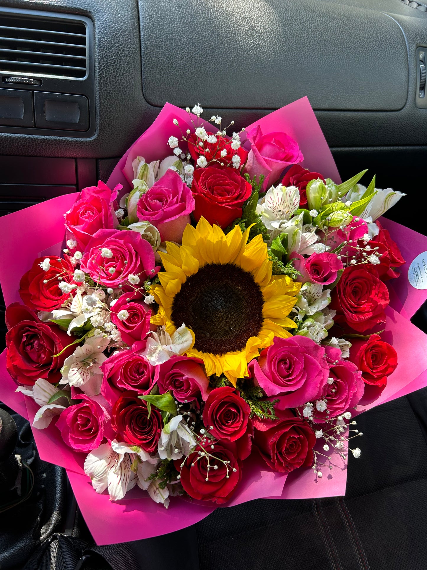 Rosas y Girasoles