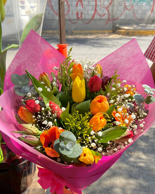 Ramo Tulipanes de Color